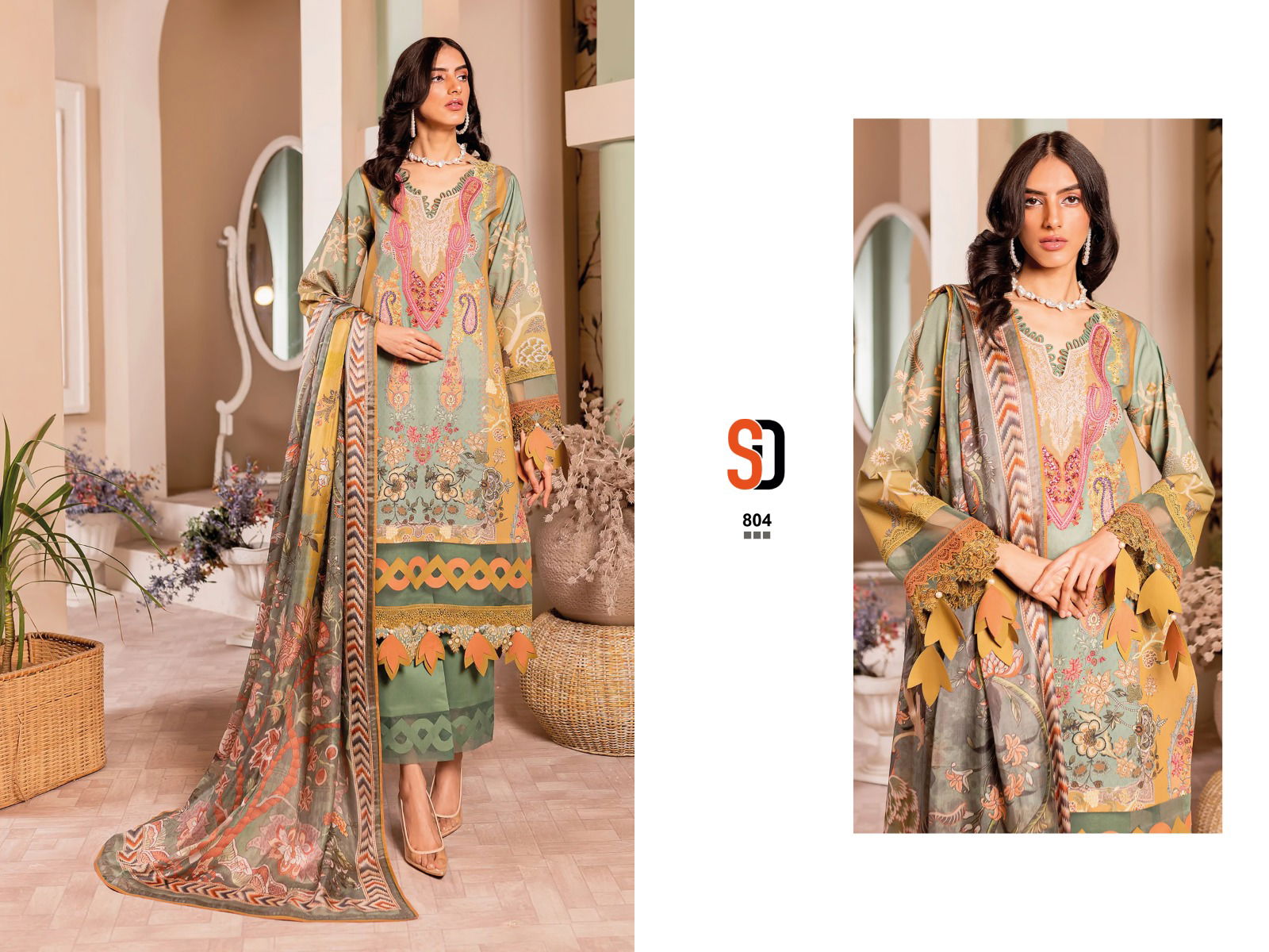 Firdous Vol 8 By Shraddha Pakistani Suit Catalog